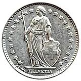 1 франк 1962 [Швейцария]