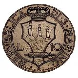 10 лир 1931 [Сан-Марино]