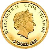 5 долларов 2016, Brexit Острова Кука [Острова Кука] Proof