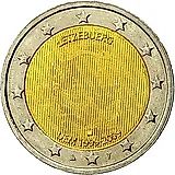 2 евро 2009, 10 лет союзу, [Люксембург]