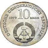 10 марок 1979, 175 лет со дня рождения Людвига Фейербаха [Германия / ГДР]