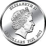 10 долларов 2012, Салют Победы! [Фиджи] Proof