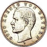 3 марки 1908, D, Бавария [Германия / Германская Империя]