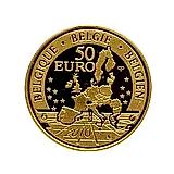 50 евро 2010, музей Африки [Бельгия] Proof