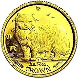 1/25 кроны 1989, персидская кошка [Остров Мэн]