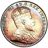 10 центов 1903, H, знак монетного двора: "H" - Бирмингем [Канада]