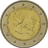 2 евро 2013, 20 лет вступления в ООН [Монако]
