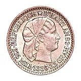 10 сантимов 1886 [Гаити]