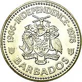 10 долларов 1976, 10 лет Независимости [Барбадос]
