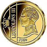 12,5 евро 2009, Леопольд III [Бельгия] Proof