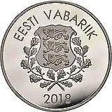 10 евро 2018, олимпиада [Эстония] Proof