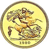 5 фунтов 1980 [Великобритания] Proof