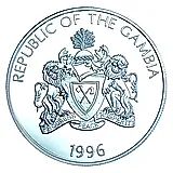20 даласи 1996, Чемпионат мира по футболу 1998 [Гамбия] Proof