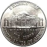 5 центов 2001, P, Томас Джефферсон [США]