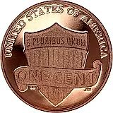 1 цент 2012, S, знак монетного двора "S" - Сан-Франциско [США]