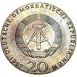 20 марок 1967, 200 лет со дня рождения Вильгельма фон Гумбольдта [Германия / ГДР]