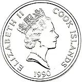 50 долларов 1990, 500 лет открытию Америки - Сэр Фрэнсис Дрейк [Острова Кука]