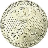 5 марок 1968, Райффайзен [Германия / ФРГ]