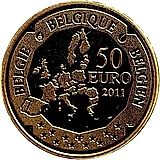 50 евро 2011, Огюст Пикар Бельгия [Бельгия] Proof