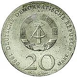 20 марок 1990, Шлютер [Германия / ГДР]