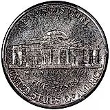 5 центов 2000, D, Томас Джефферсон [США]