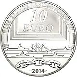 10 евро 2014, Редутабль [Франция] Proof