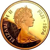 100 долларов 1974, 100 лет передаче Фиджи от Великобритании [Фиджи]