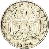 1 рейхсмарка 1926, A, знак монетного двора "A" — Берлин [Германия]