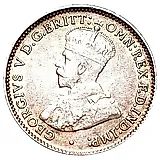 3 Pence 1921, M, Mint Mark: "M" - Melbourne, Australia [Australia]