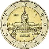 2 евро 2018, D, Берлин [Германия]