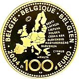100 евро 2004, расширение ЕС [Бельгия] Proof