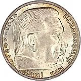 5 рейхсмарок 1939 [Германия / Третий рейх]