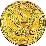 5 долларов 1902, голова Свободы [США]