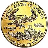 25 долларов 2001, американский орёл, Золото [США]