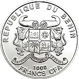 1000 франков 2011, Байкал [Бенин]