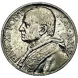 5 лир 1937 [Ватикан]