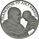 5 евро 2013, день мира [Ватикан] Proof