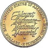 5 долларов 1991, W, гора Рашмор [США]