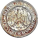 5 рейхсмарок 1929, E, знак монетного двора "E" — Мульденхюттен [Германия]