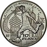 10 евро 2018, футбол [Франция] Proof