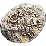 копейка Ивана IV Васильевича Грозного 1533-1547, мечевая [Псков]