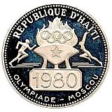 50 гурдов 1977, XXII летние Олимпийские Игры, Москва 1980 [Гаити]