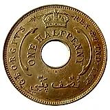 1/2 пенни 1911 [Британская Западная Африка]