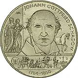 10 евро 2014, А, Иоганн Готфрид Шадов [Германия]