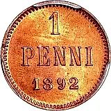 1 пенни 1892