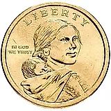 1 доллар 2017, D, Секвойя [США]