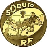 50 евро 2015, регби [Франция] Proof