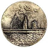 Table Medal "260th Anniversary of the Founding of the City of Kizhi. 1714"