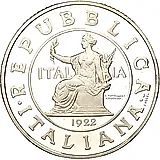 1 лира 2000, лира 1922 [Италия]