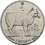 1 крона 1988, Мэнкс [Остров Мэн]